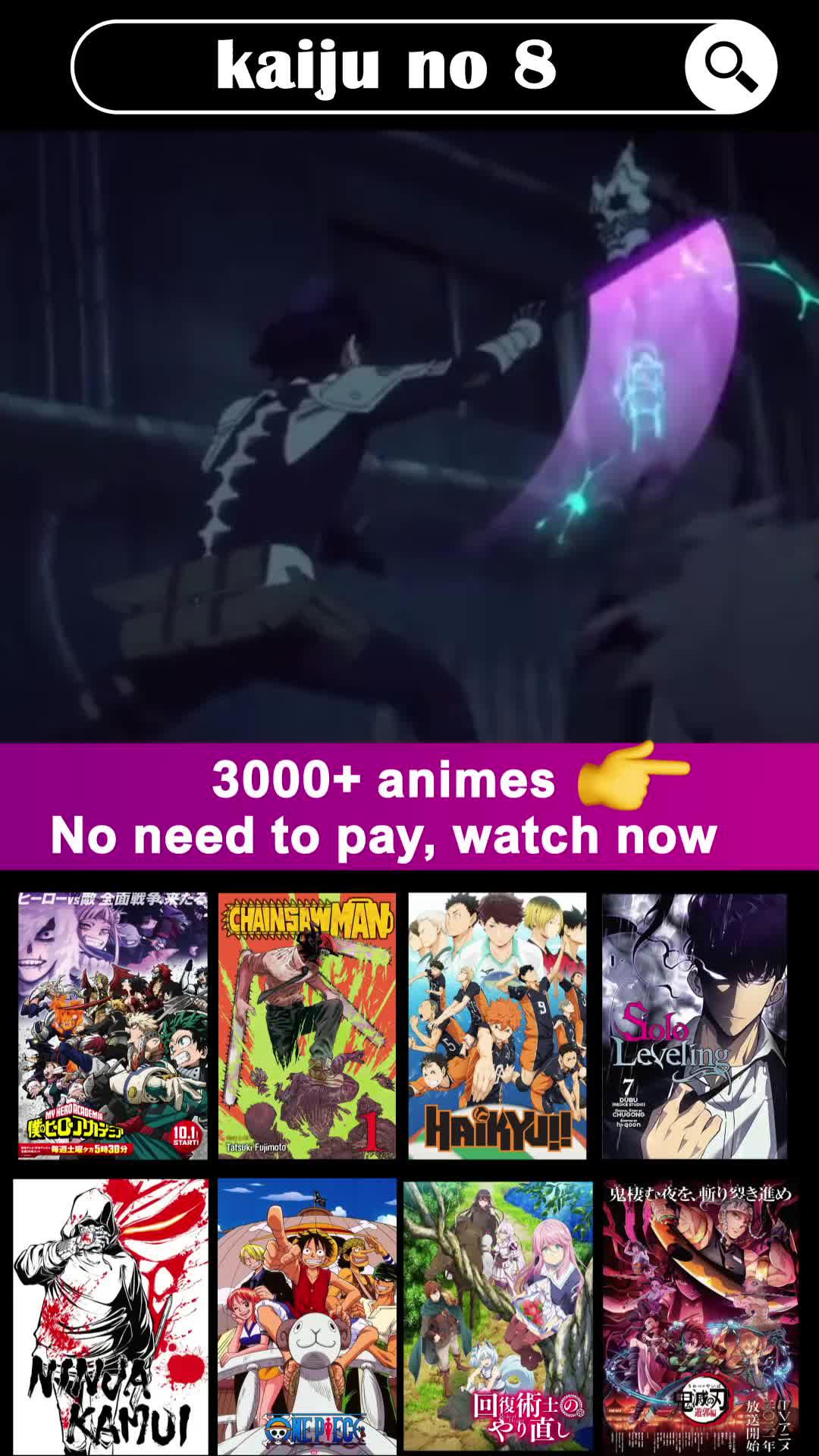 Hottest anime for free！