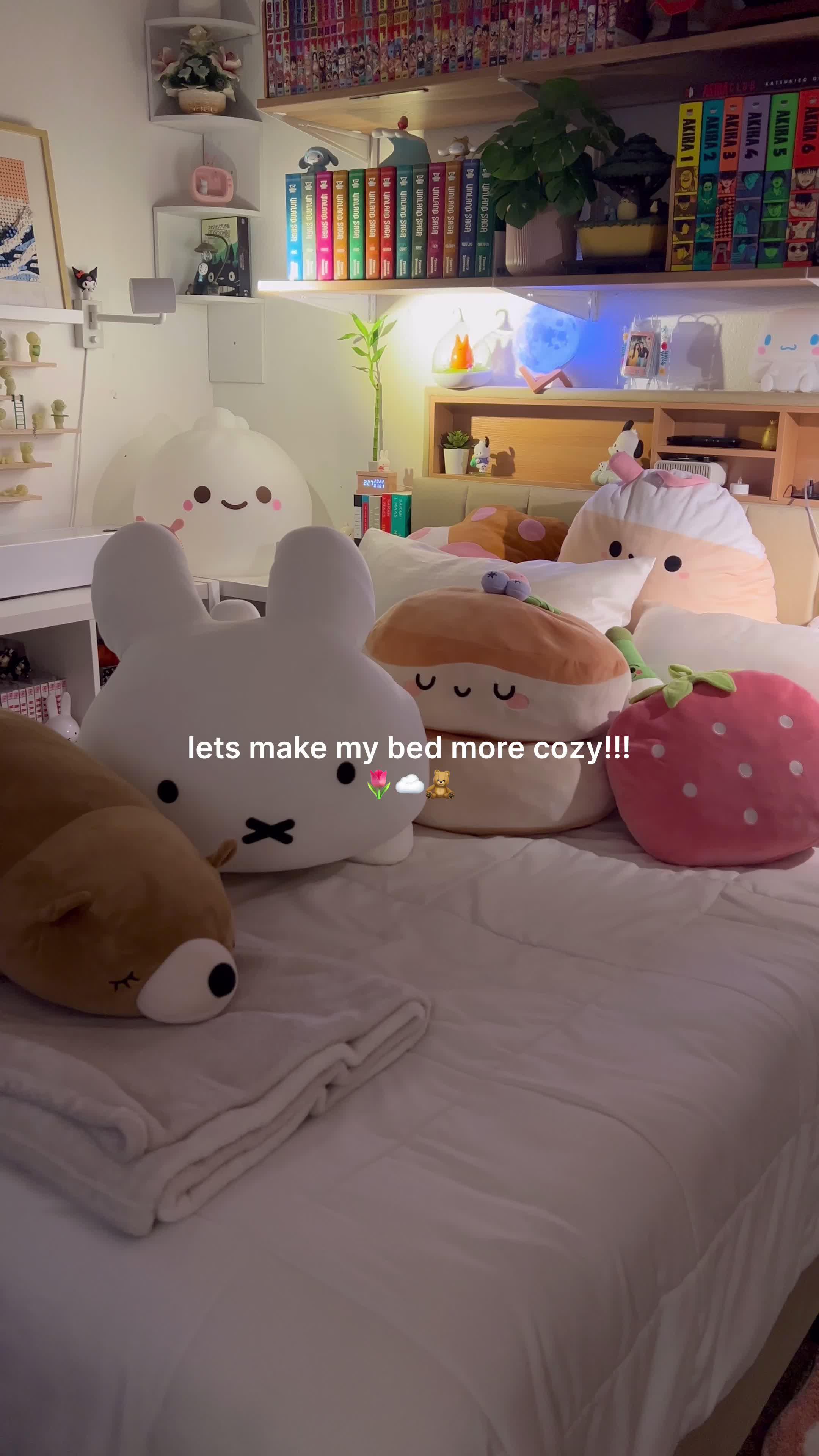 how does it make my bed look bigger ?? the cream color is everything ᶻ 𝗓 𐰁 🛌⋆.ೃ࿔*:･  🔍code: dpv5956 in #temu search bar for $1 Bedding Set😴 (app new users only with qualifying orders) Free shipping on items shipped from Temu, Free Returns for up to 90 days #bedding #temufavorites # temufinds #bedroom #bedroommakeover #beddingdecor #homedecor #roomtour #temuhome #beddinghack #beddingsets #bedroomaesthetic #fluffybedding