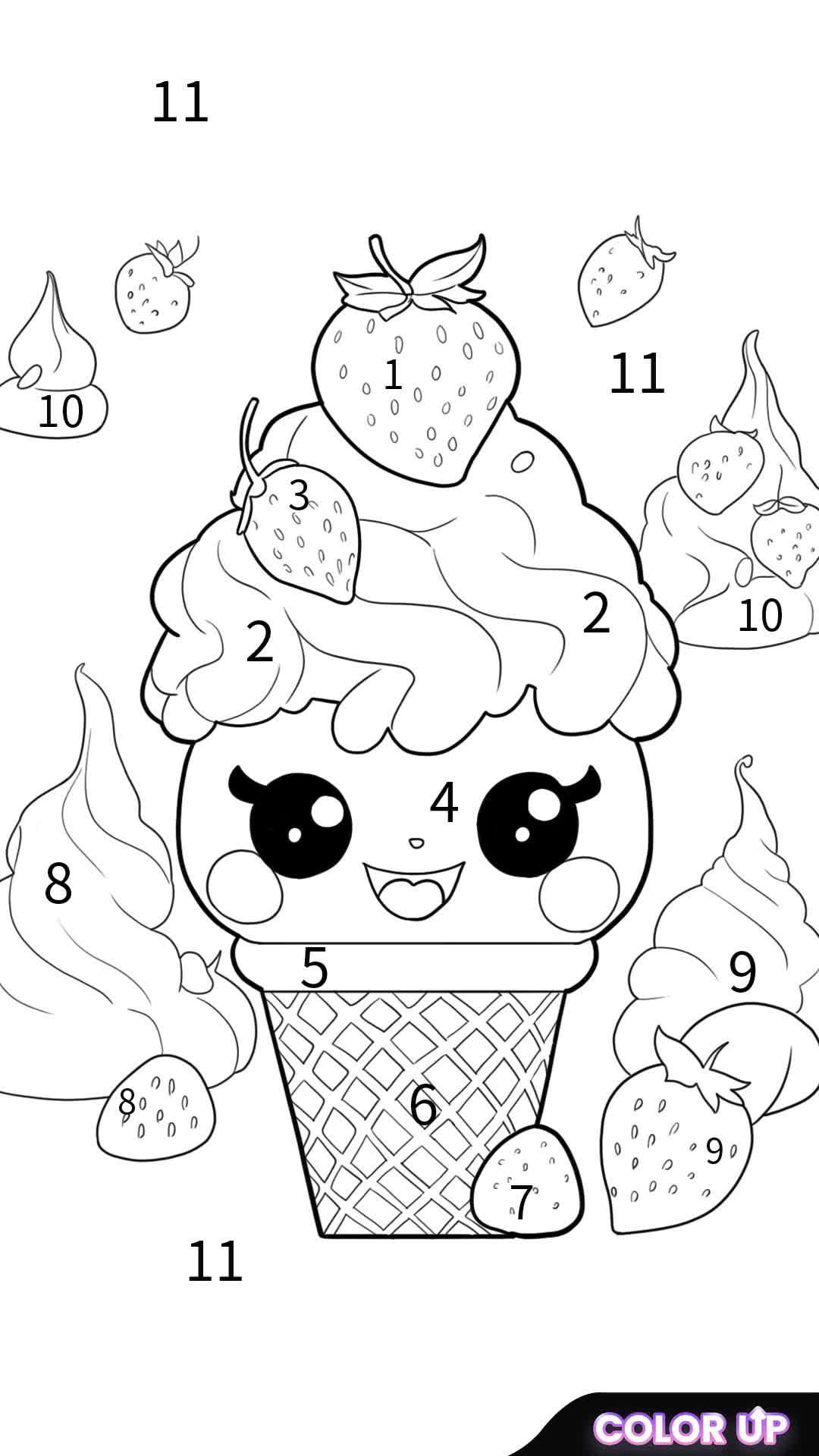 Blow your stress away coloring by number!