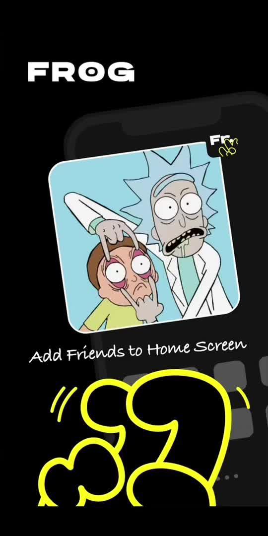 …Shouldn’t have agreed to his proposal. #frogapp#widget#wyd#homescreen#socialmedia#uk#fyp#oopsiehno#rickandmorty