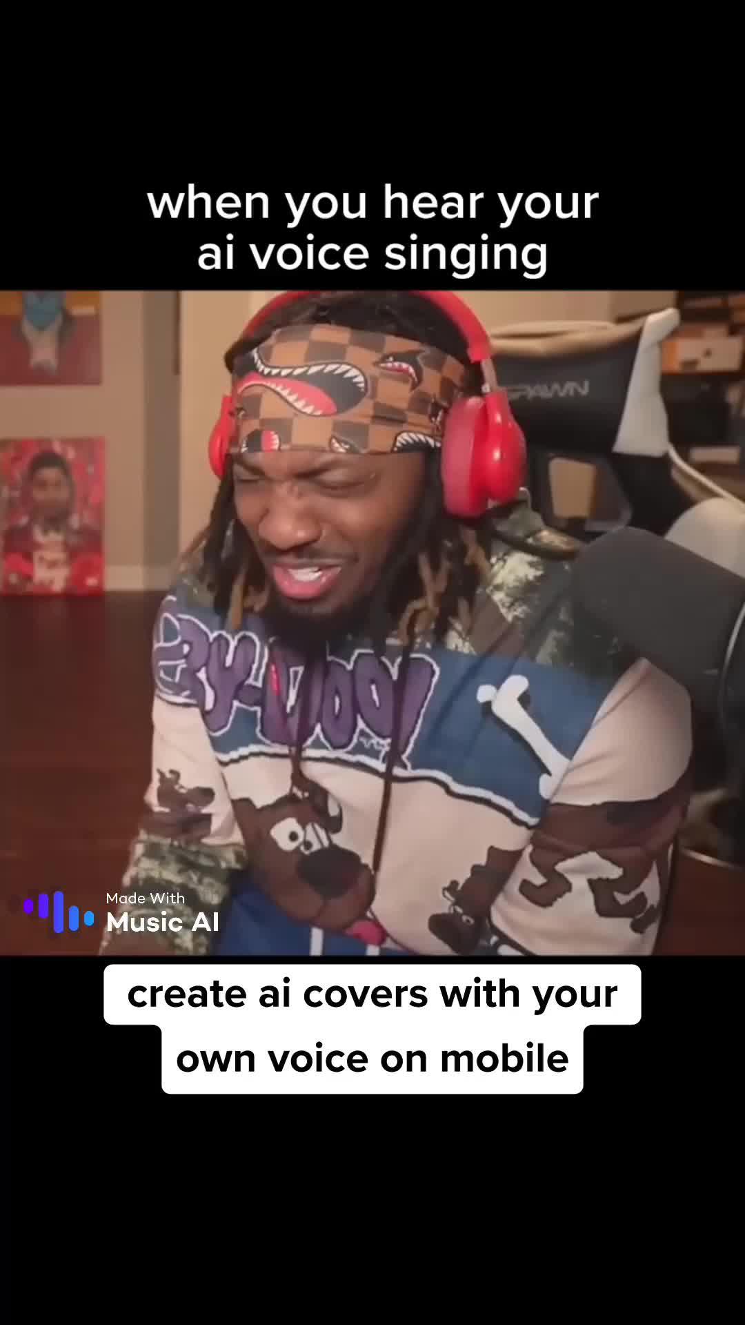 Create AI covers with your own voice on mobile