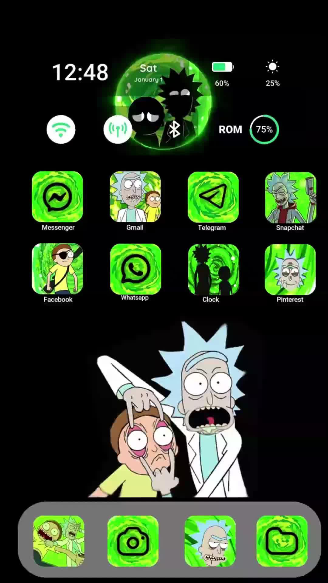 Set exclusive widgets & themes for your Phone!