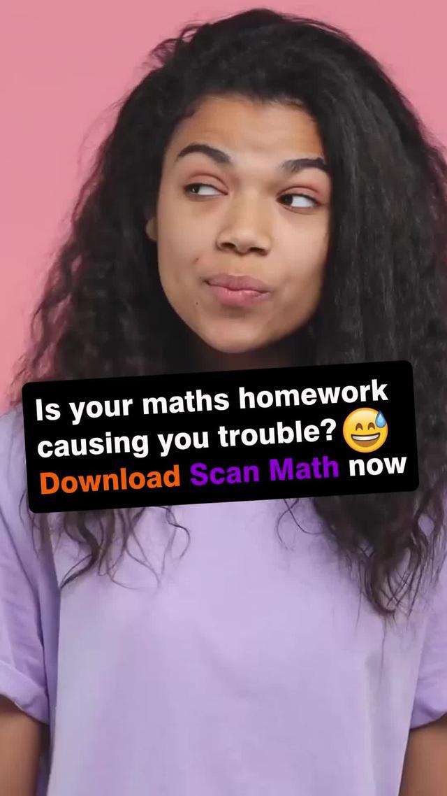 Puzzled with math homework? Try Scan Math!