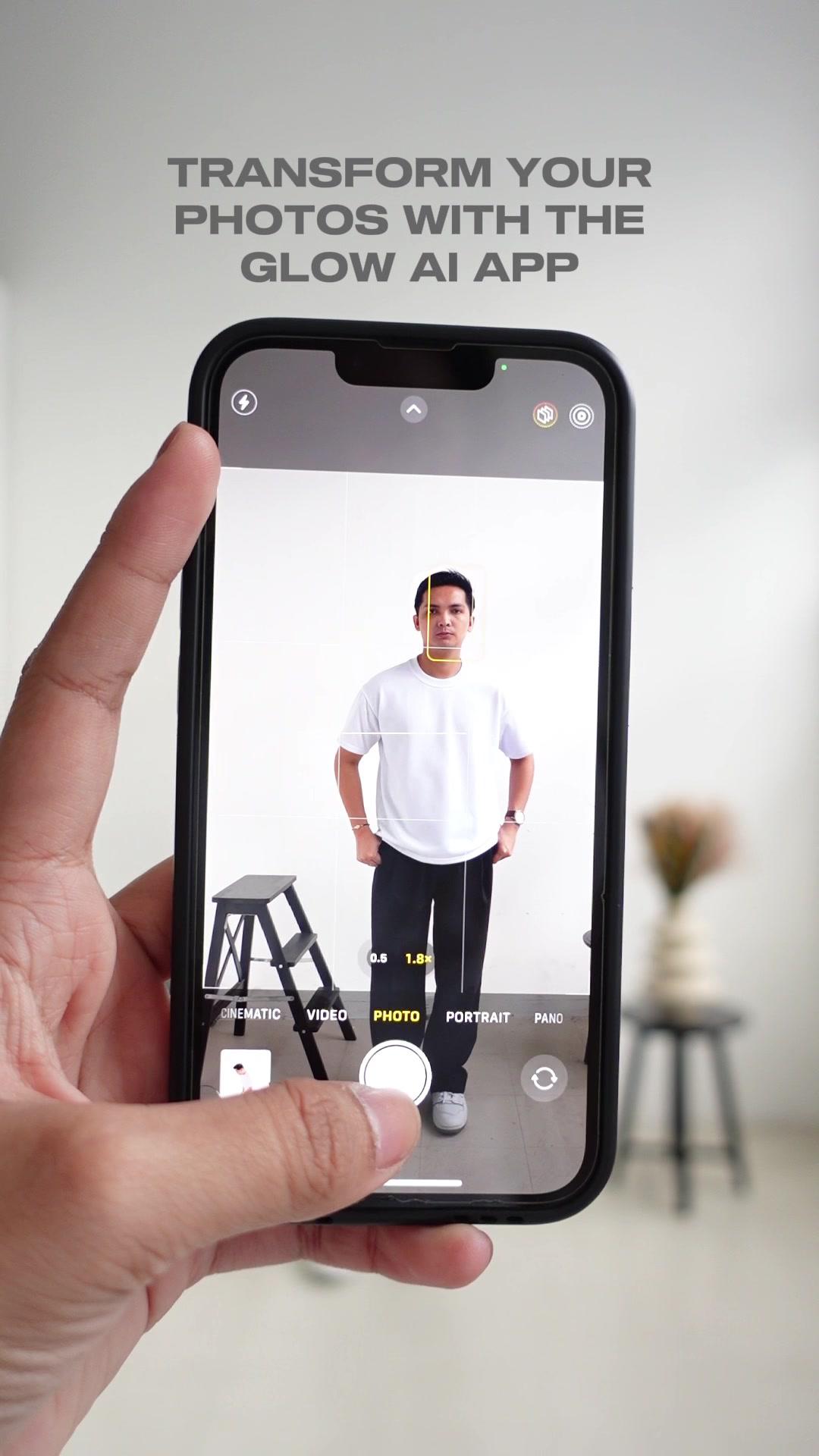 transform your photos with Glow AI App!  #GlowAI #AI #photoeditor #photohacks #editingapp