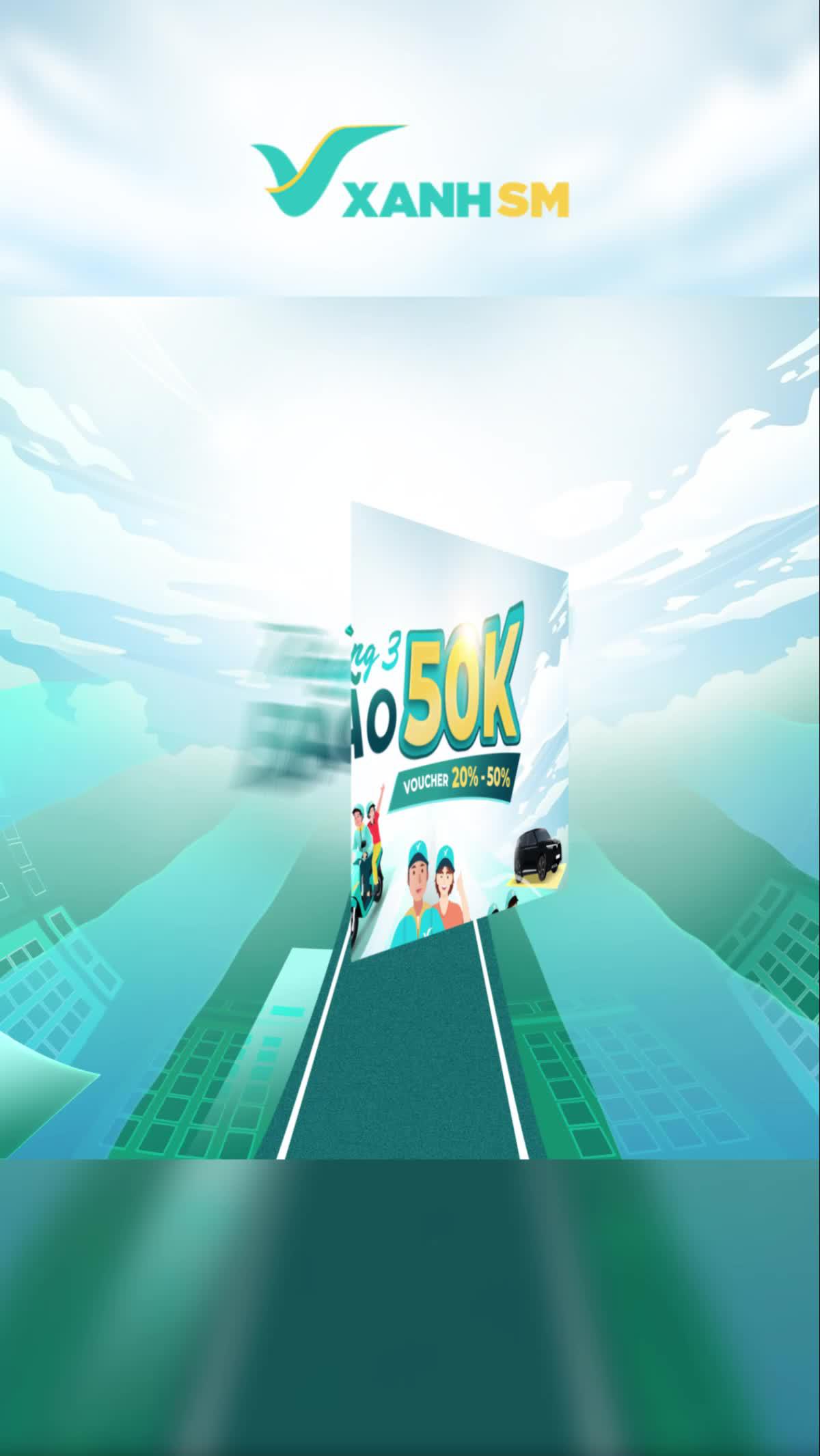 Hà Nội ơi, Xanh SM Bike tới rồi. Tải app đặt xe tặng tới 40% đi xe máy điện êm ái.