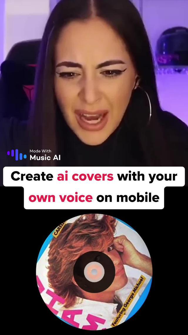 Create AI covers with your own voice on mobile