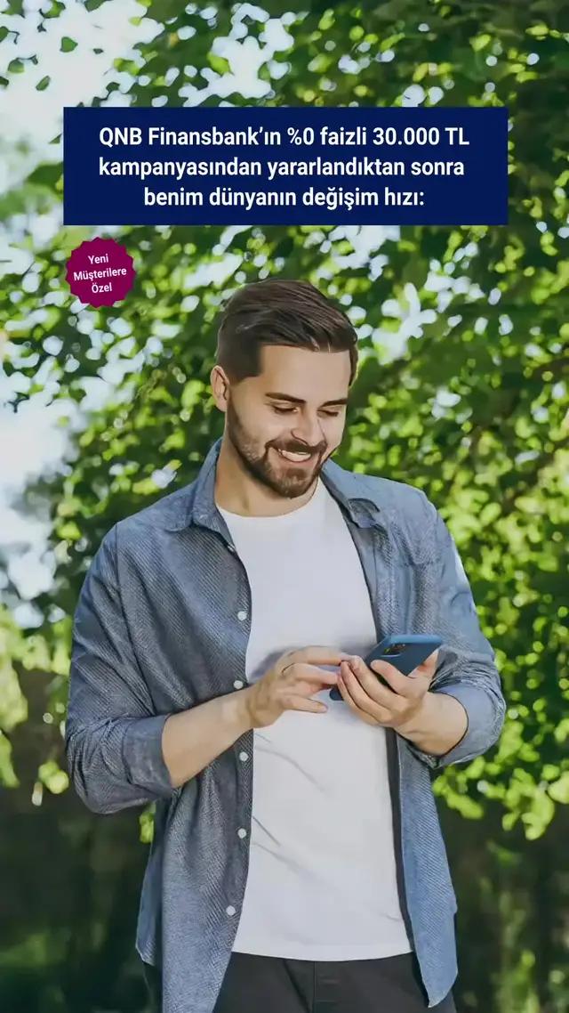 Yeni Müşterilere Özel Faizsiz 30.000 TL Fırsatı QNB Finansbank'ta!