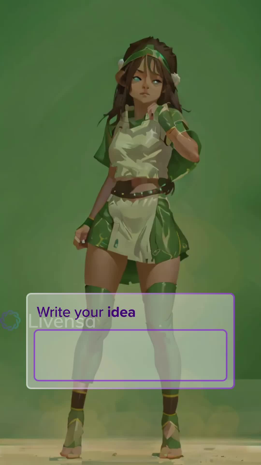 Create Al videos with your own words on mobile