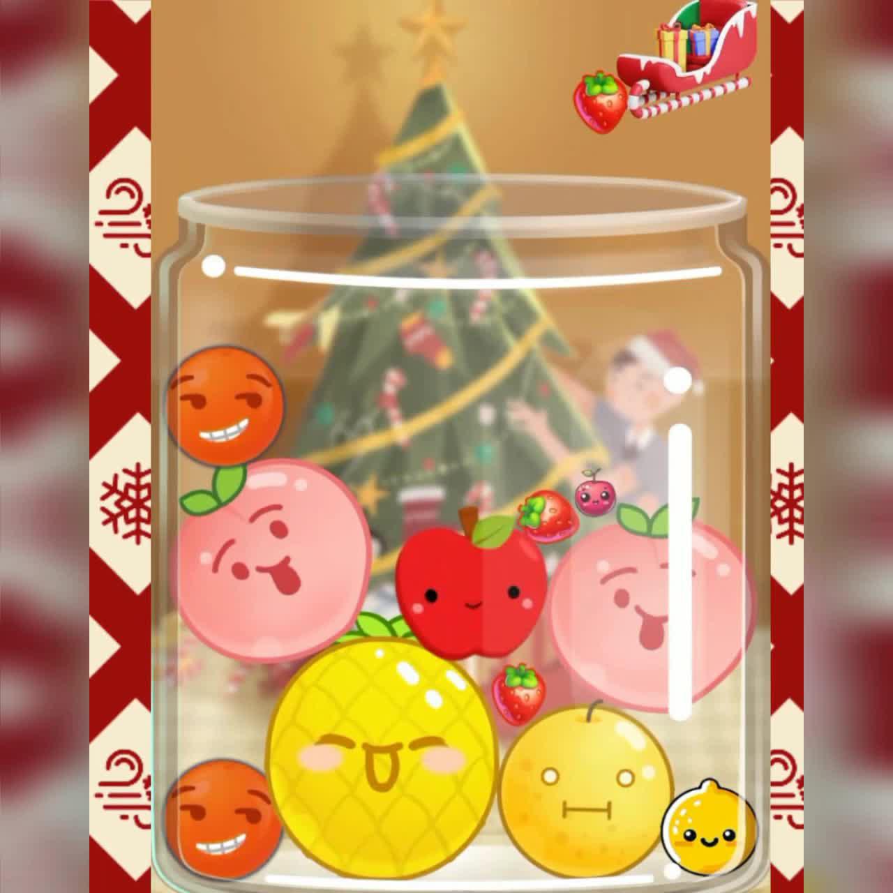 Watermelon game christmas edition はフルーツ色のクリスマスの奇跡をもたらします