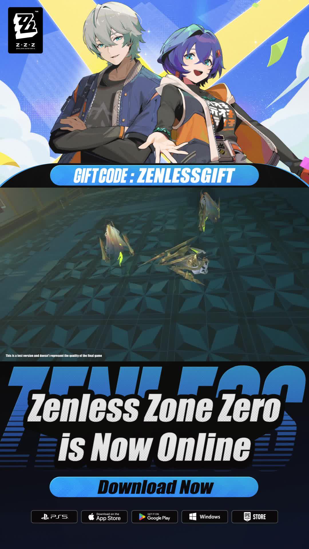 Download Zenless Zone Zero and begin your action adventure!