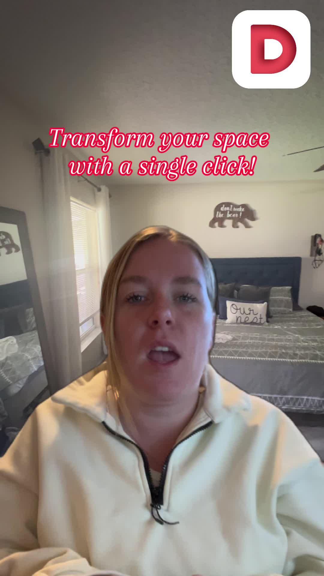 Transform your room in a single click witb Decory! #ad #home #homedecor #interiordesign #diy #diyproject #roommakeover