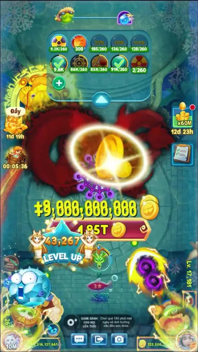 iCa bắn cá cực cuốn, săn Boss cực hăng