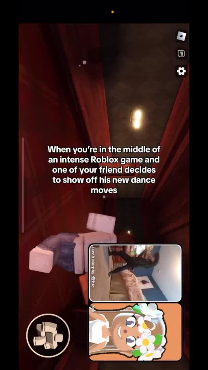 From Roblox house party to a dance show #roblox #friends #bunch #videochat 