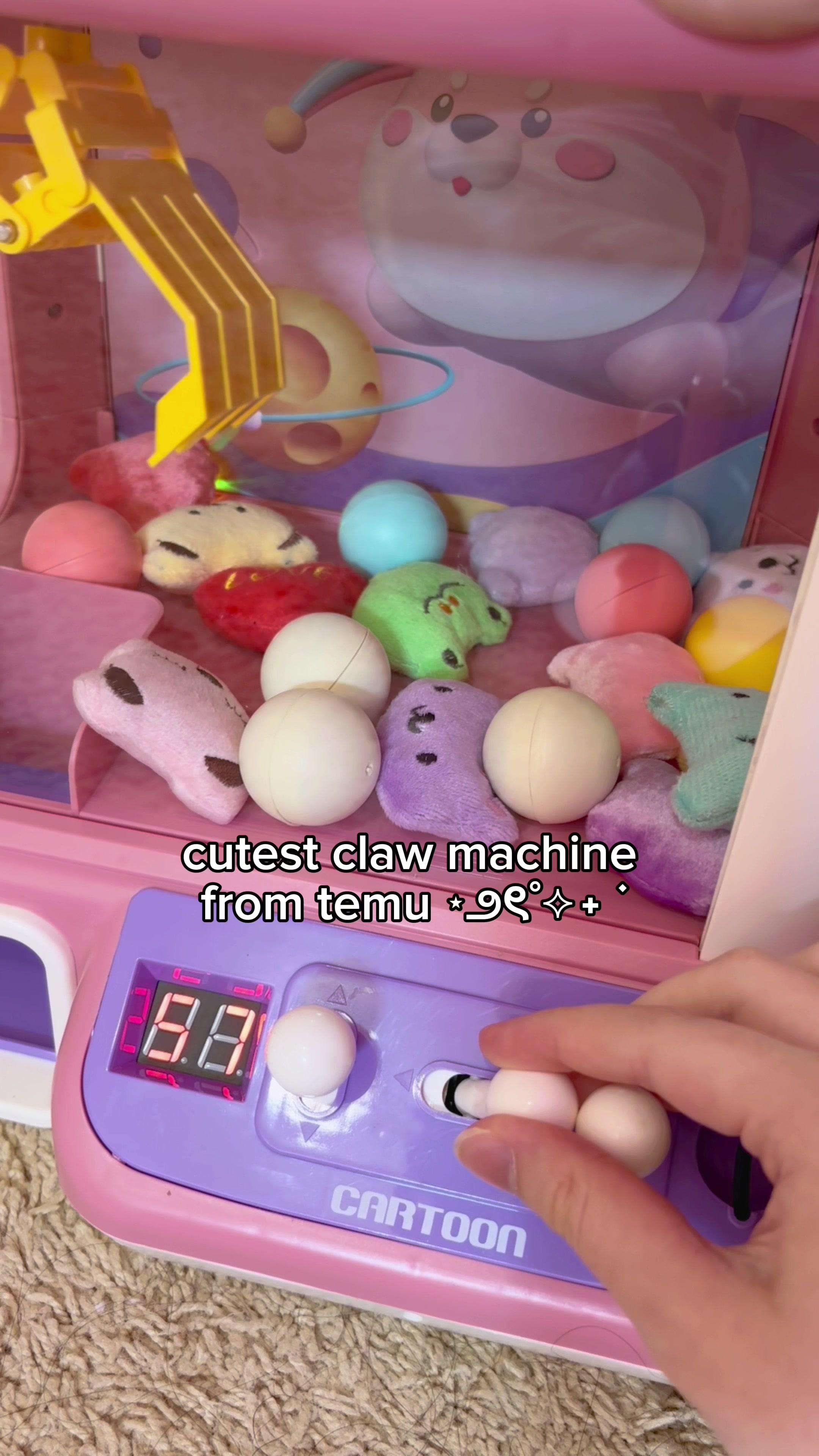 kawaii claw machine 🩷 use code: dnh5839 in the TEMU search bar for $100 coupon bundle and click the 🔗 in bio (new users only with qualifying orders) free shipping on items shipped from Temu and Free Returns for up to 90 days #temu #temufinds #foryou #toy #fyp #asmr #blindbag #blindbags #blindbagopening #diy #craft #crafts #diycrafts #creative #papercraft #paper #papercrafts #papersquishy #asmr #unboxing #kawaii