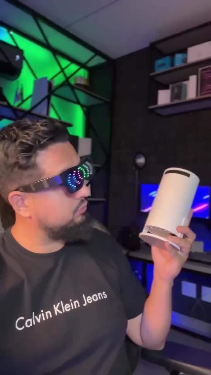 Projetor 1080p Comp. Samsung Android 10 Bluetooth Hdmi Aux.