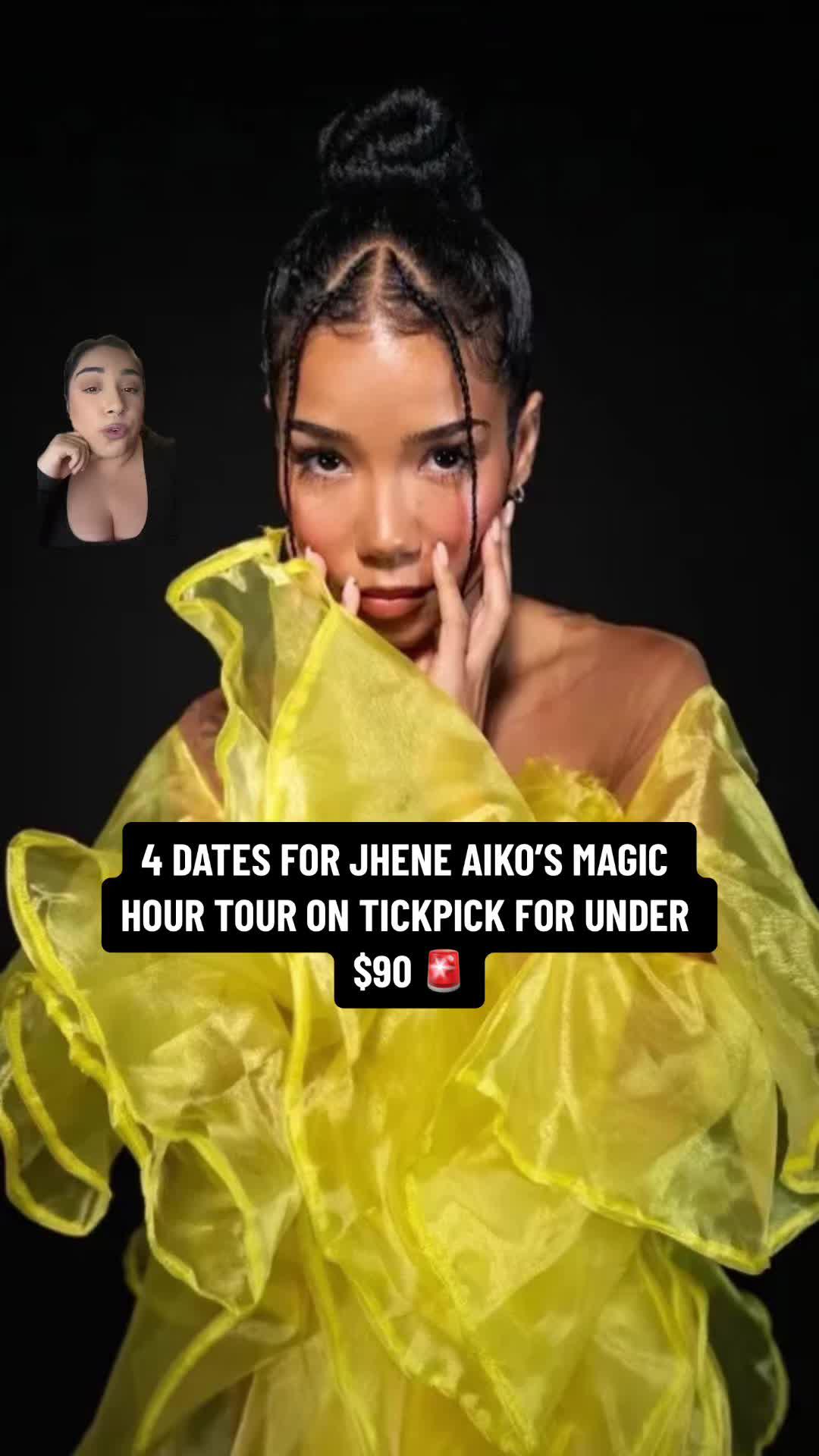#JheneAiko is going on her #MagicHourTour, here are 4 dates on @TickPick for under $90 🚨 #tickpickpartner #tickpicksponsor #tickpicktickets #tickpick #jheneaikomusic #jheneaikofans #magichourtour2024 #magichourtourjheneaiko