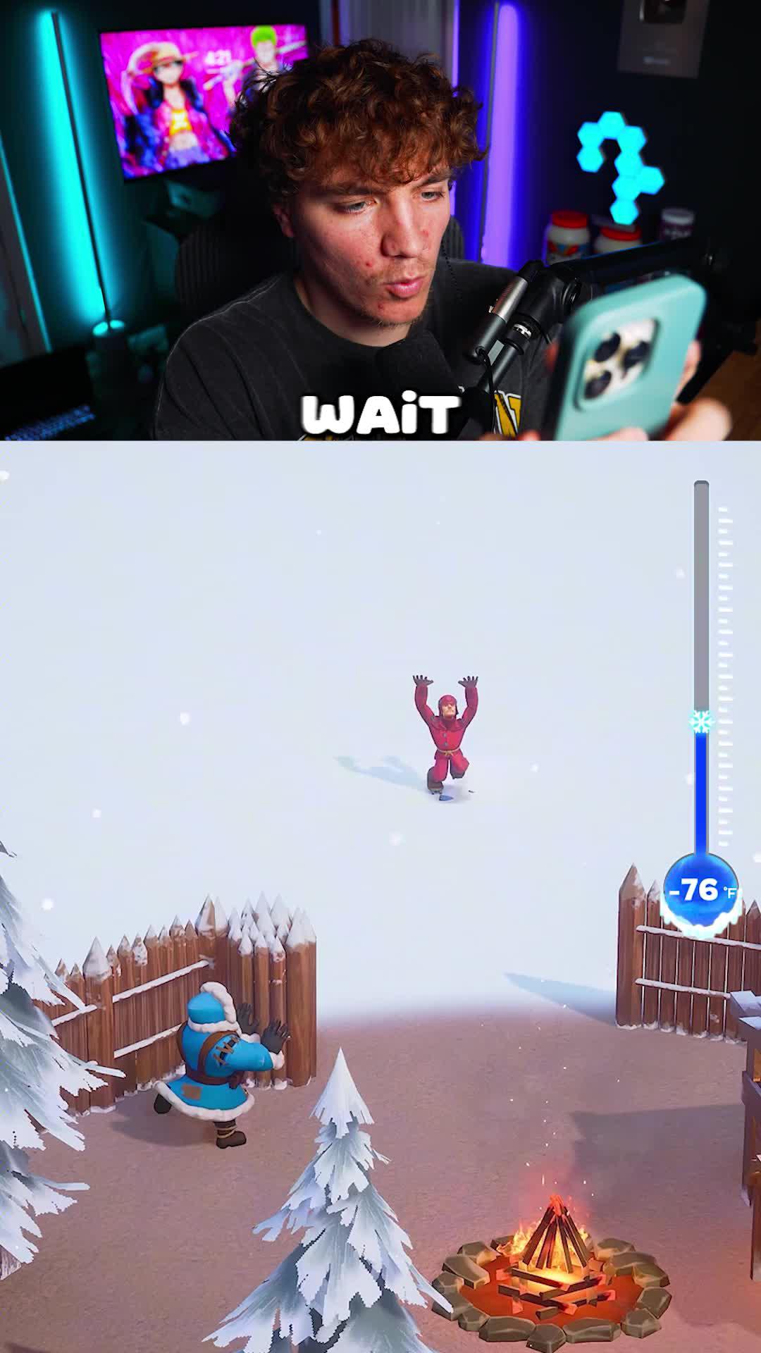 Face the challenge and don't get cold feet!