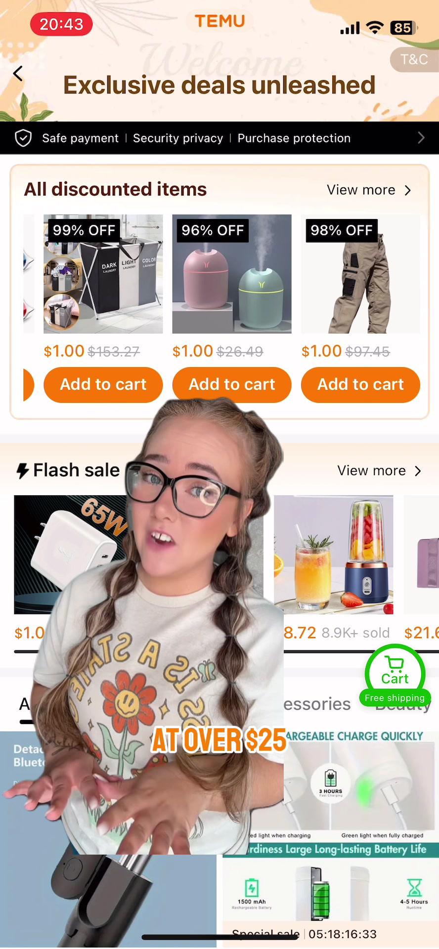 I order from Temu so much, i LOVE everything I get! Check out the new user sale!! 🎉🔍 Code [DKU8772] in #temu search bar or 🔗 in bio to get them for only $1 ⚡️ Free shipping on items shipped from Temu, and Free Returns for up to 90 days+ #temu #temufinds #deal #sale #affordable #onlyonedollar #newuserdeal