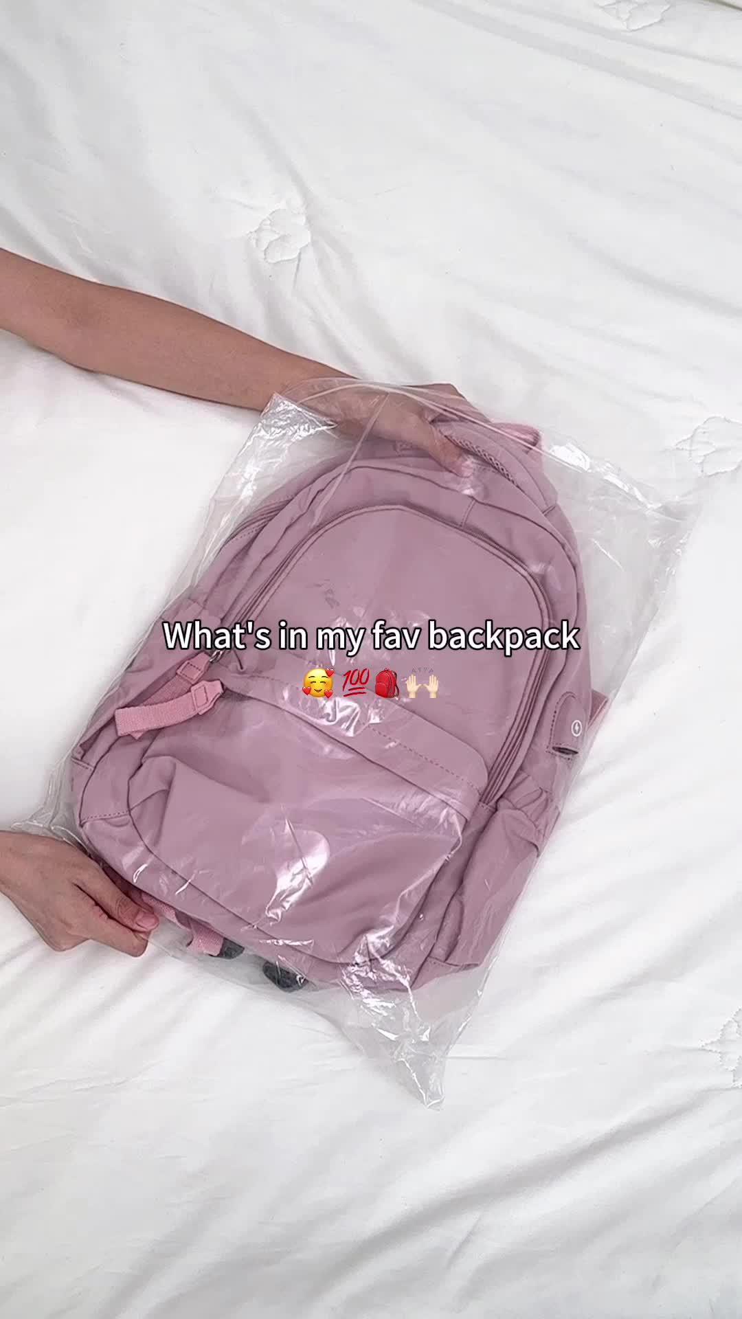 FREE GIFT! 💕nothing better than fresh new school supplies #viral #foryoupage #temu #backtoschool #backpack #studentbackpack #schoolbag