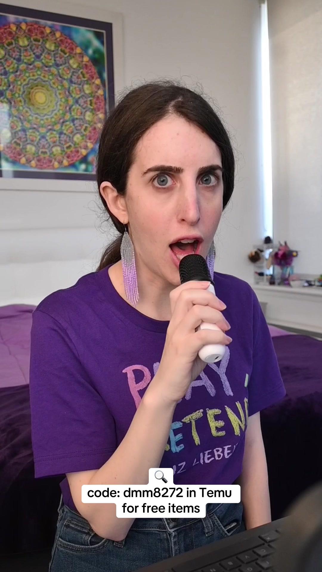 Which mic do you like better?? 🎉 🔍code: dmm8272 in #temu searchbar for free items (app new users only with qualifying orders). 🛒🛍Free shipping on items shipped from Temu, and Free Returns for up to 90 days📦 #karaoke #karaokechallenge #temufinds