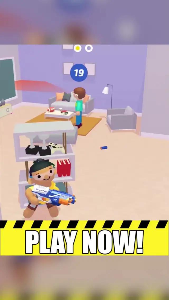 Official NERF Game : Don't get caught and prank them' all