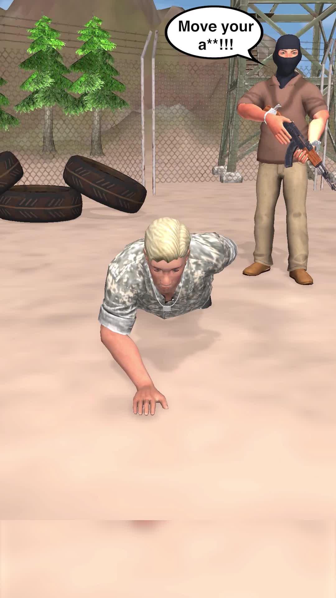 Army commander at battle front