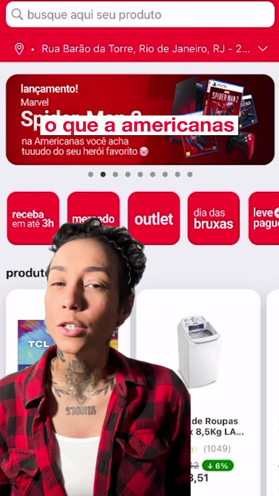 No app você compra e retira na loja mais próxima em até 3 horas. Veeem pro app.