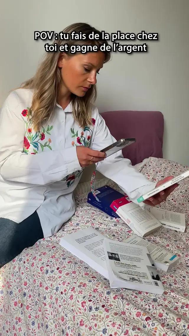 Tu revends les vêtements que tu ne portes plus, alors pourquoi pas les livres que tu ne lis plus ?