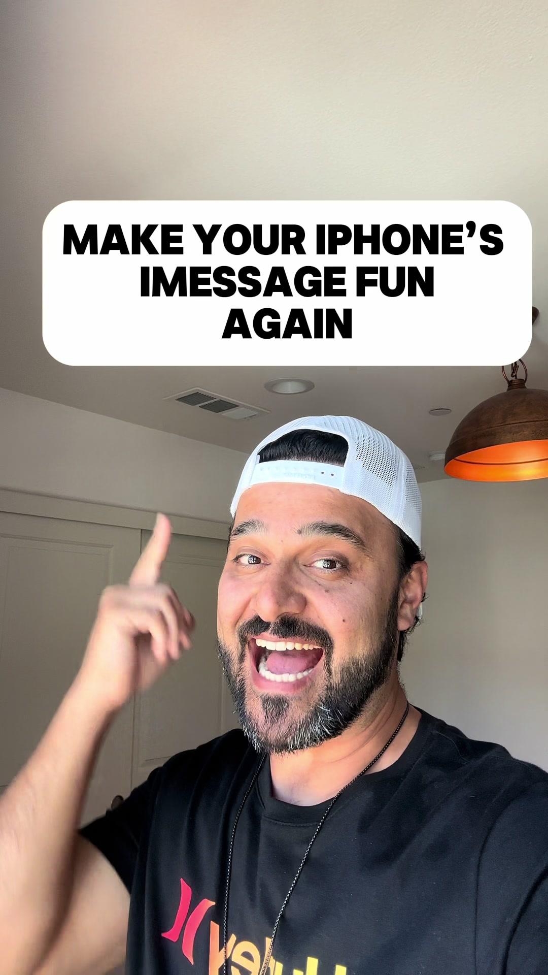 Make your iPhone’s iMessage fun again #creati #iphonetips #iphonetricks