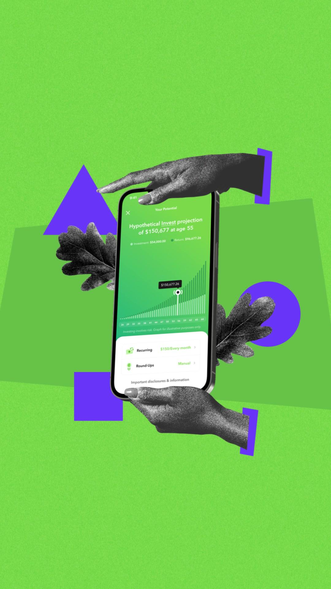 You work hard for your money. Start investing & give your money a chance to work for you.