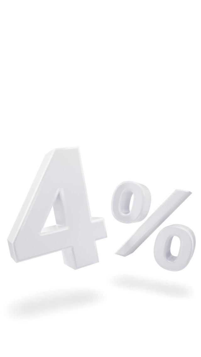 4% de interés sobre tu efectivo