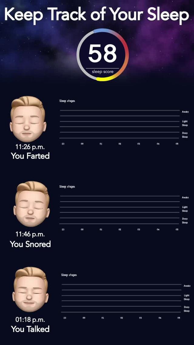 Get a good night‘s sleep and learn your patterns with Sleep Tracker.