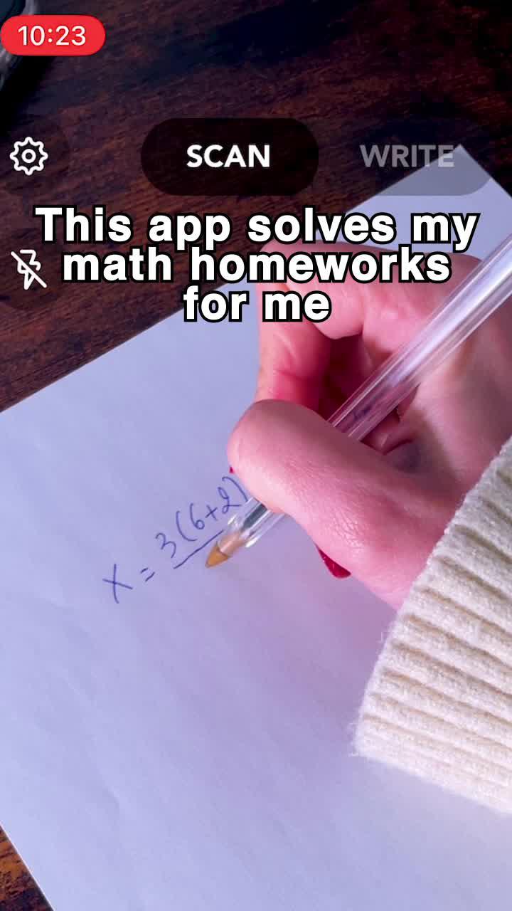 The app is your go-to for answers to all math questions!