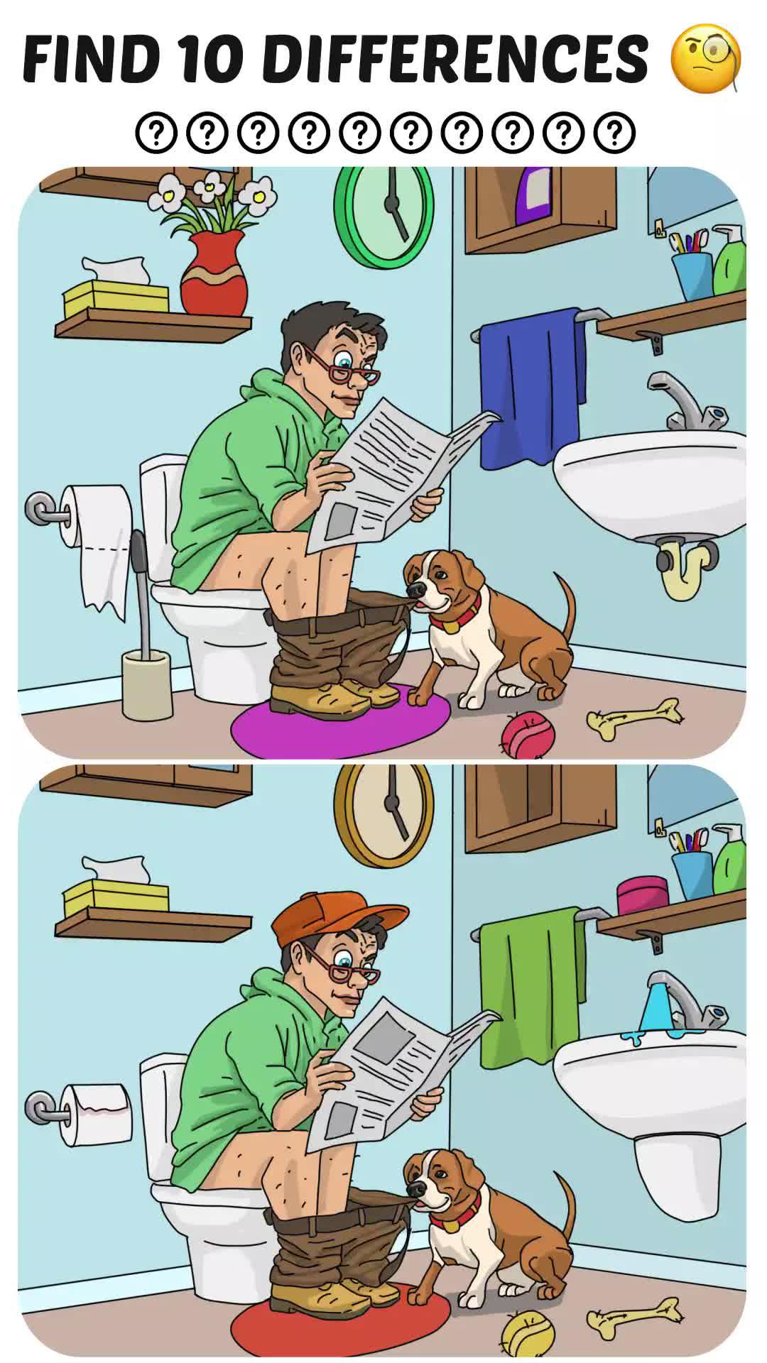 Only 1% can find all differences!