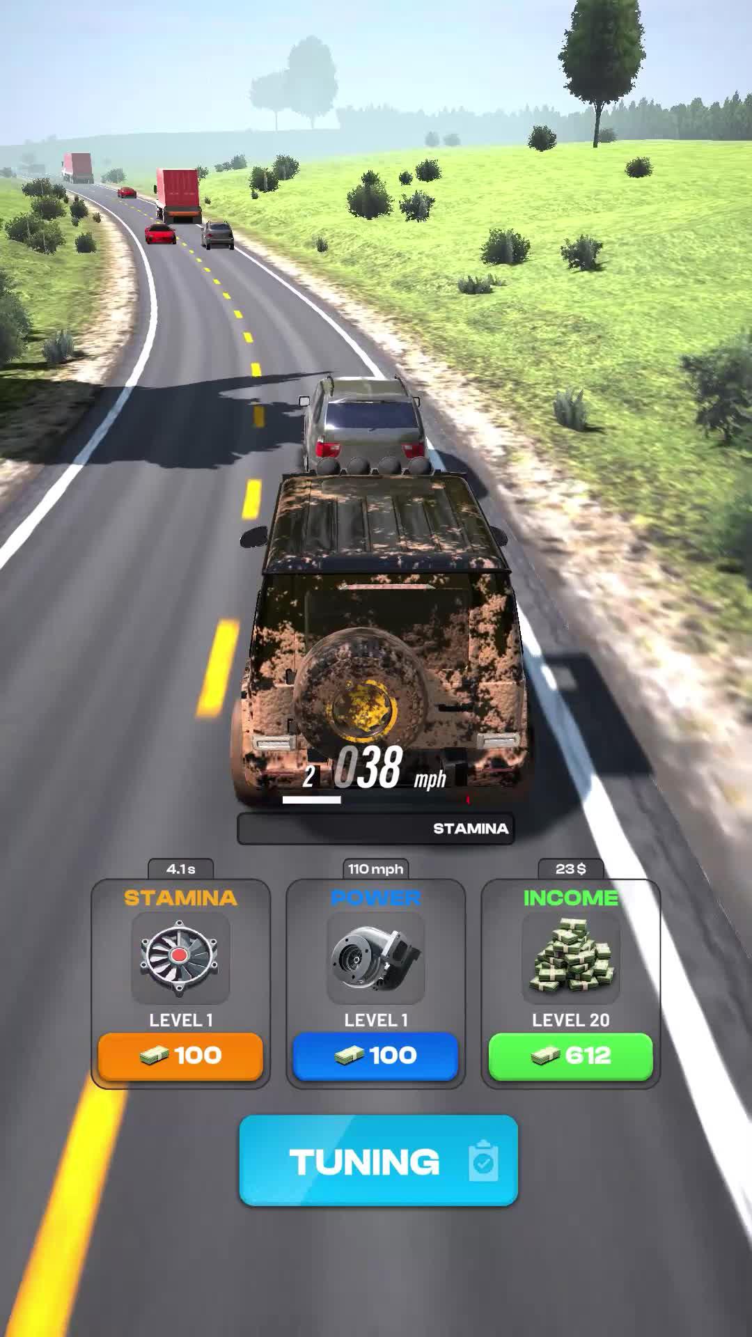 Nothing is better than overtake in the highway!