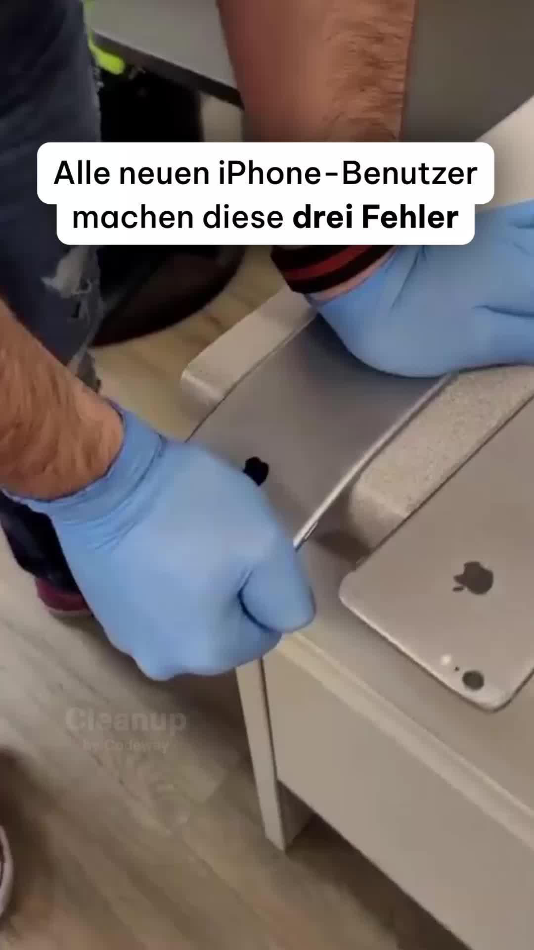 Befreien Sie den iPhone-Speicher in Sekundenschnelle mit Cleanup!