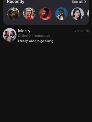 Download the chat app and chat together!