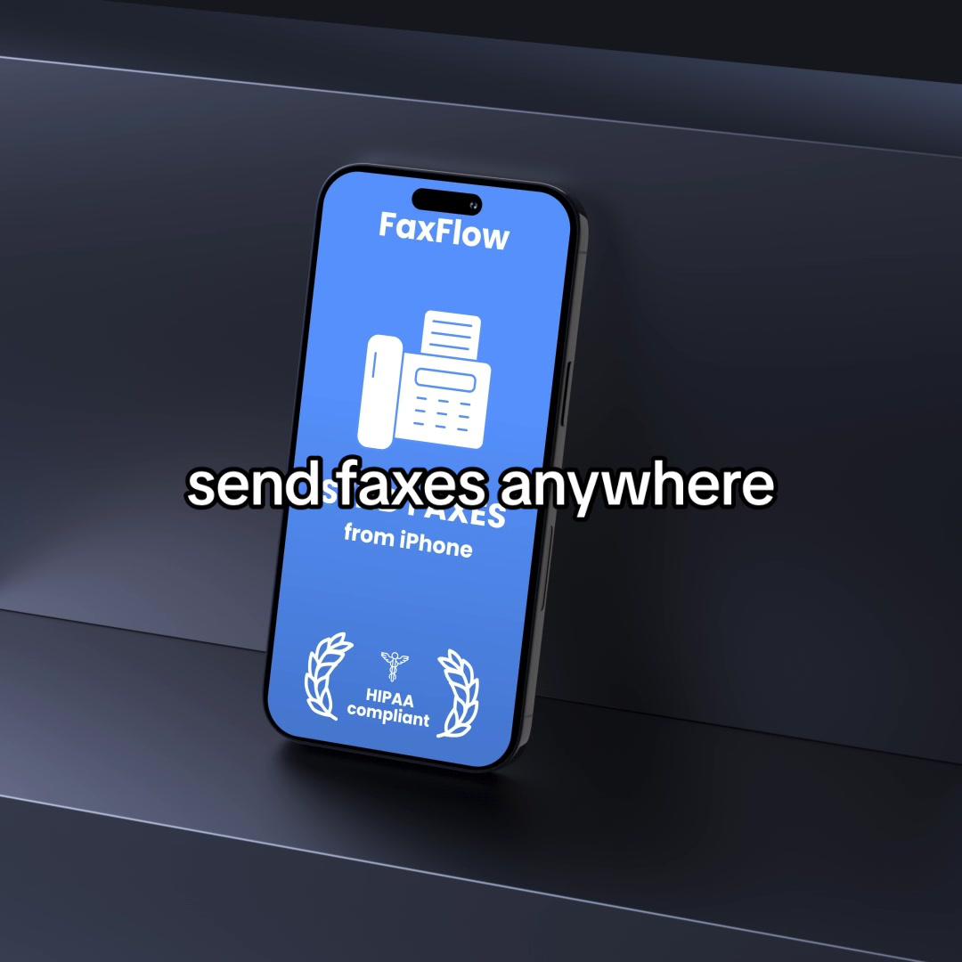 Send faxes from your phone using the FaxFlow app 📠📲 #fax #business #us #mobileapp #businesstips #faxflow