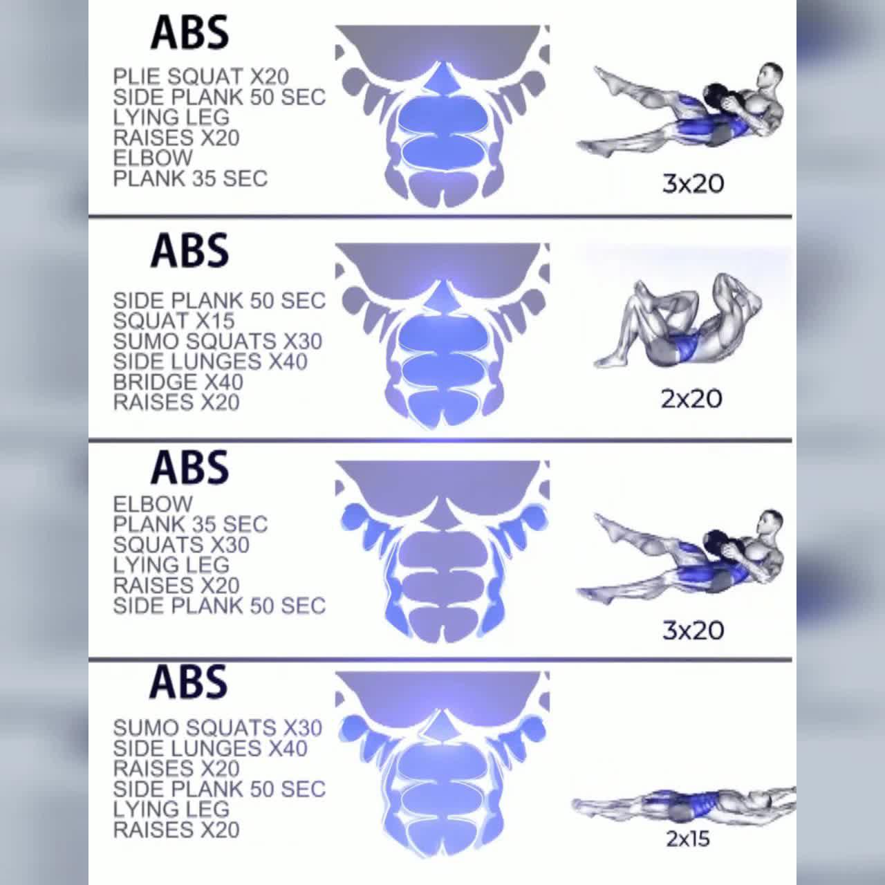 High-energy fat burning, practice eight-pack abs.