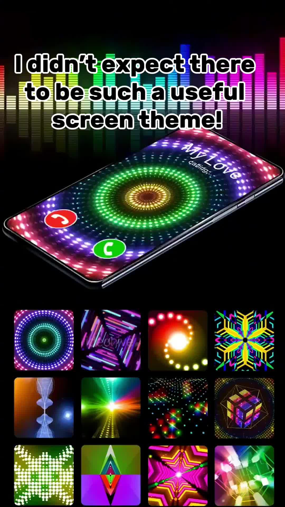 Choose theme for incoming caller