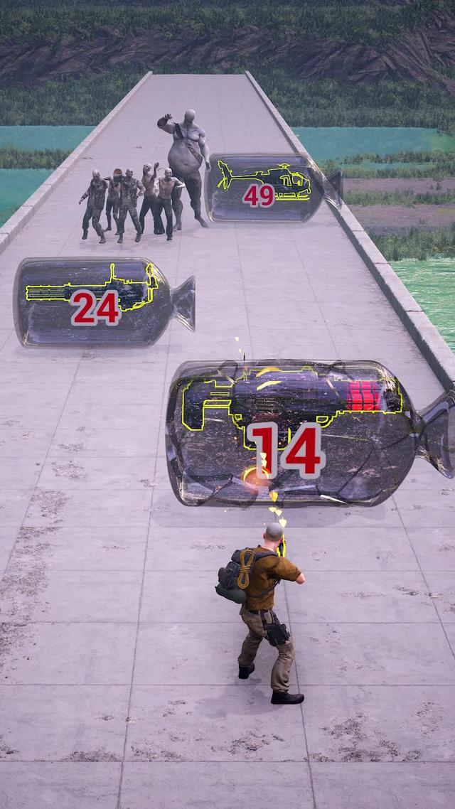 Zombie is coming! Solve the puzzle and save yourself!