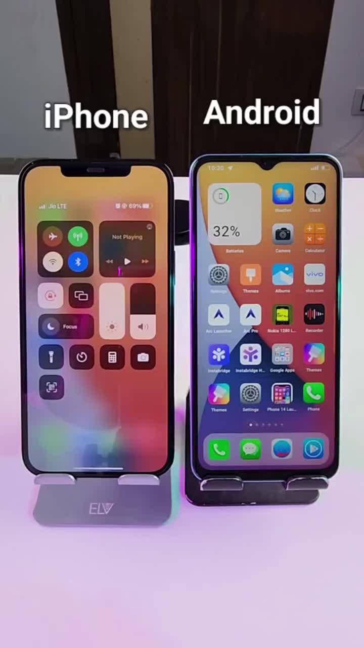 Quickly access many settings and applications like IOS