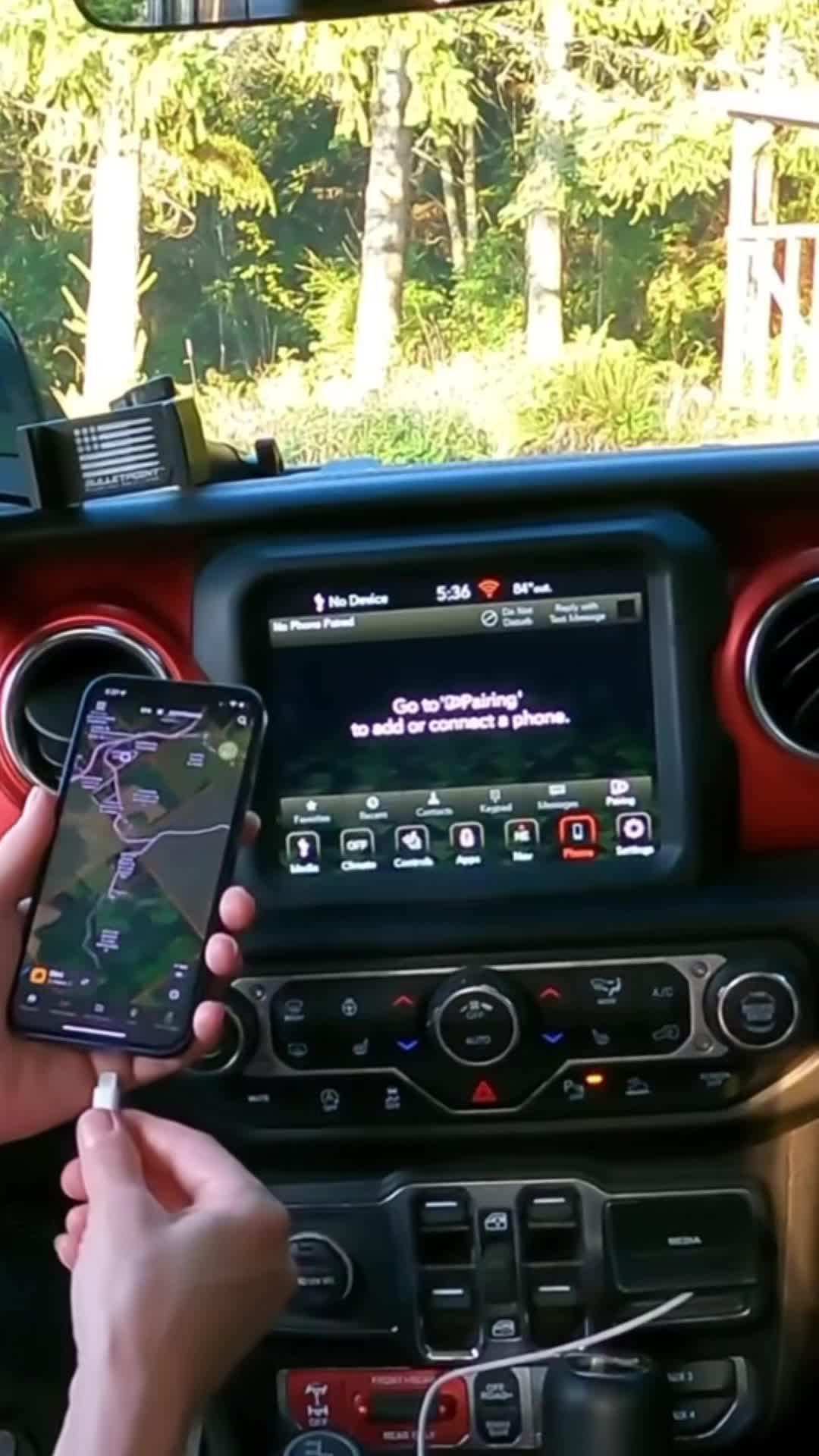 Experience onX Offroad in your vehicles in dash screen with Apple Carplay. Explore off-road trails, forest roads, and OHV areas with confidence with onX Offroad. #onxoffroad #onx #onxmaps
