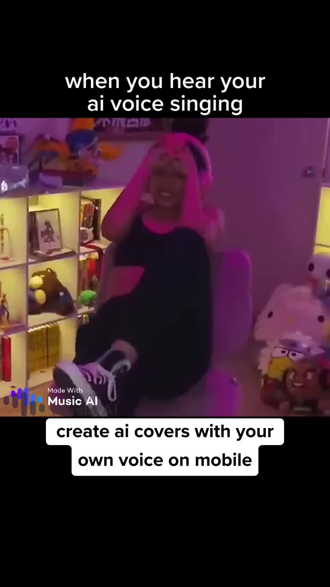 Create AI covers with your own voice on mobile