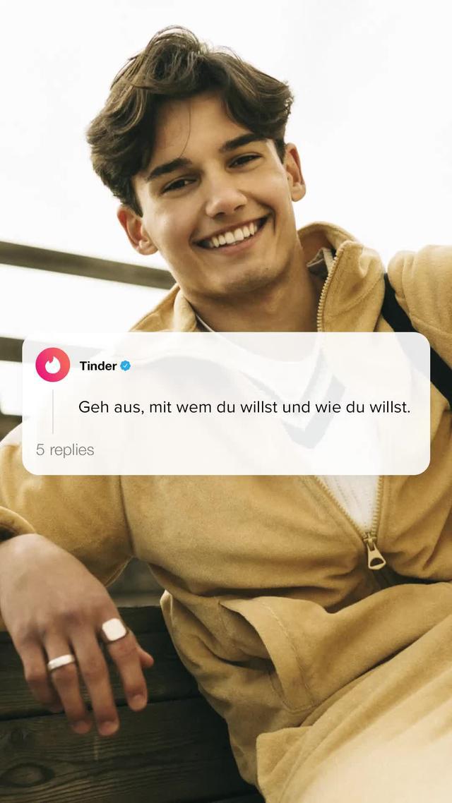 Es beginnt mit einem Swipe™. Jetzt Tinder downloaden