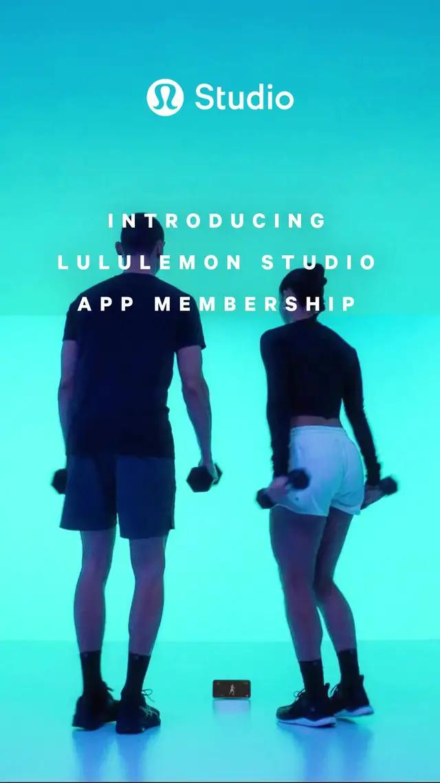 Introducing lululemon Studio App Membership! 10,000+ classes. Start your free trial today.