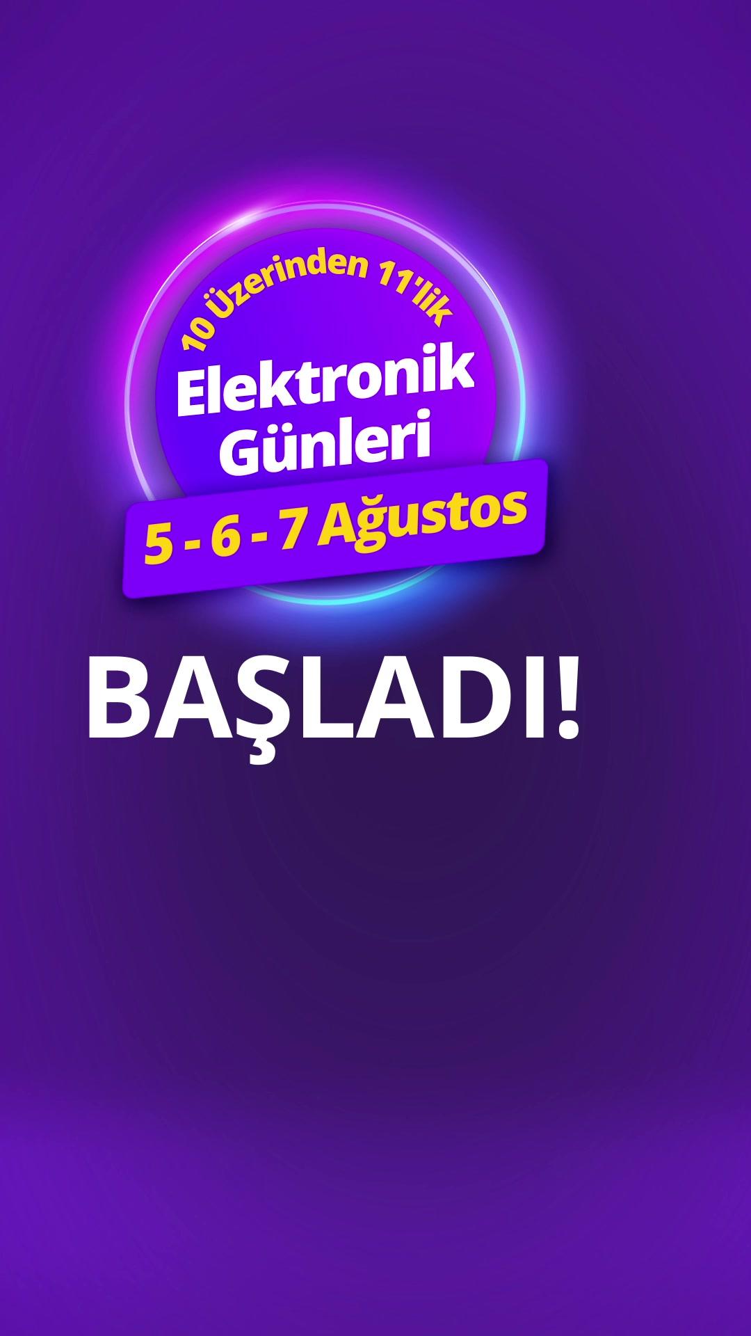 10 Üzerinden 11'lik Elektronik Günleri Başladı! 5-6-7 Ağustos'ta n11'e gel, 10 üzerinden 11'lik fırsatları kaçırma!