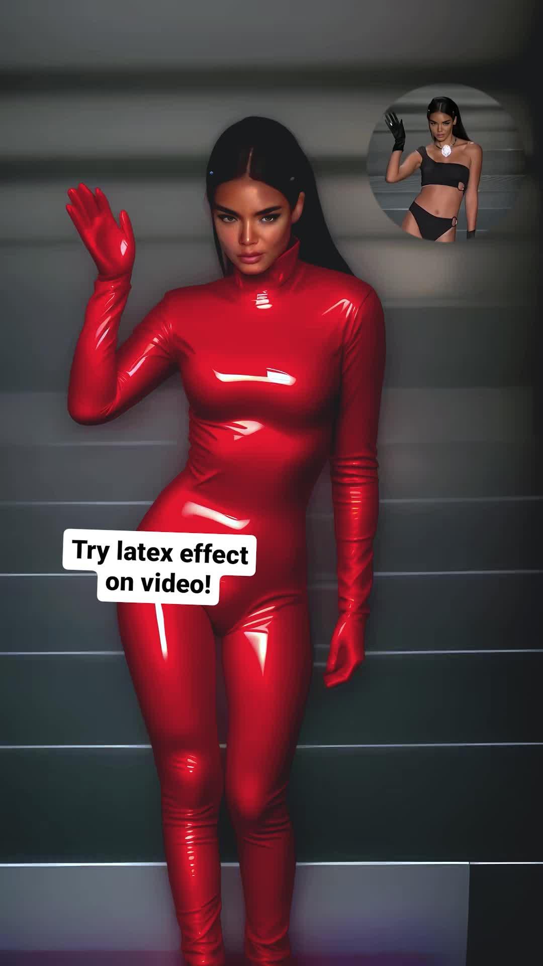Dress to impress in virtual latex