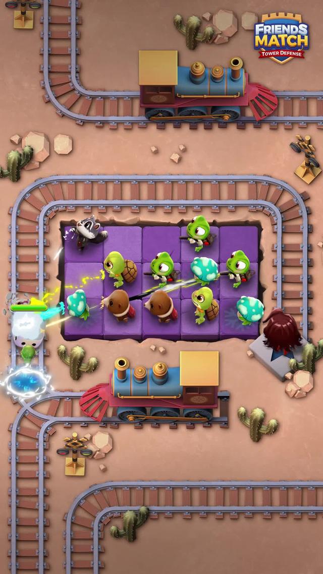 輕鬆享受的休閒防禦遊戲 合成夥伴，享受即時對戰!