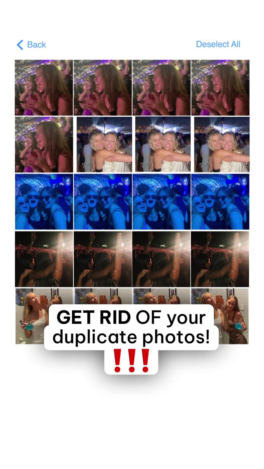 Free up storage with Cleanup app just in seconds.